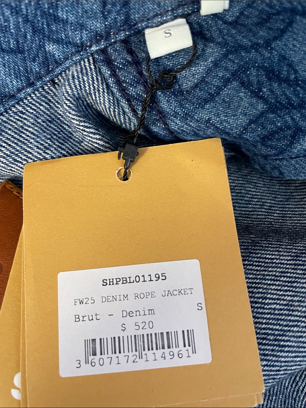 Denim Rope Jacket - Picture 5 of 5